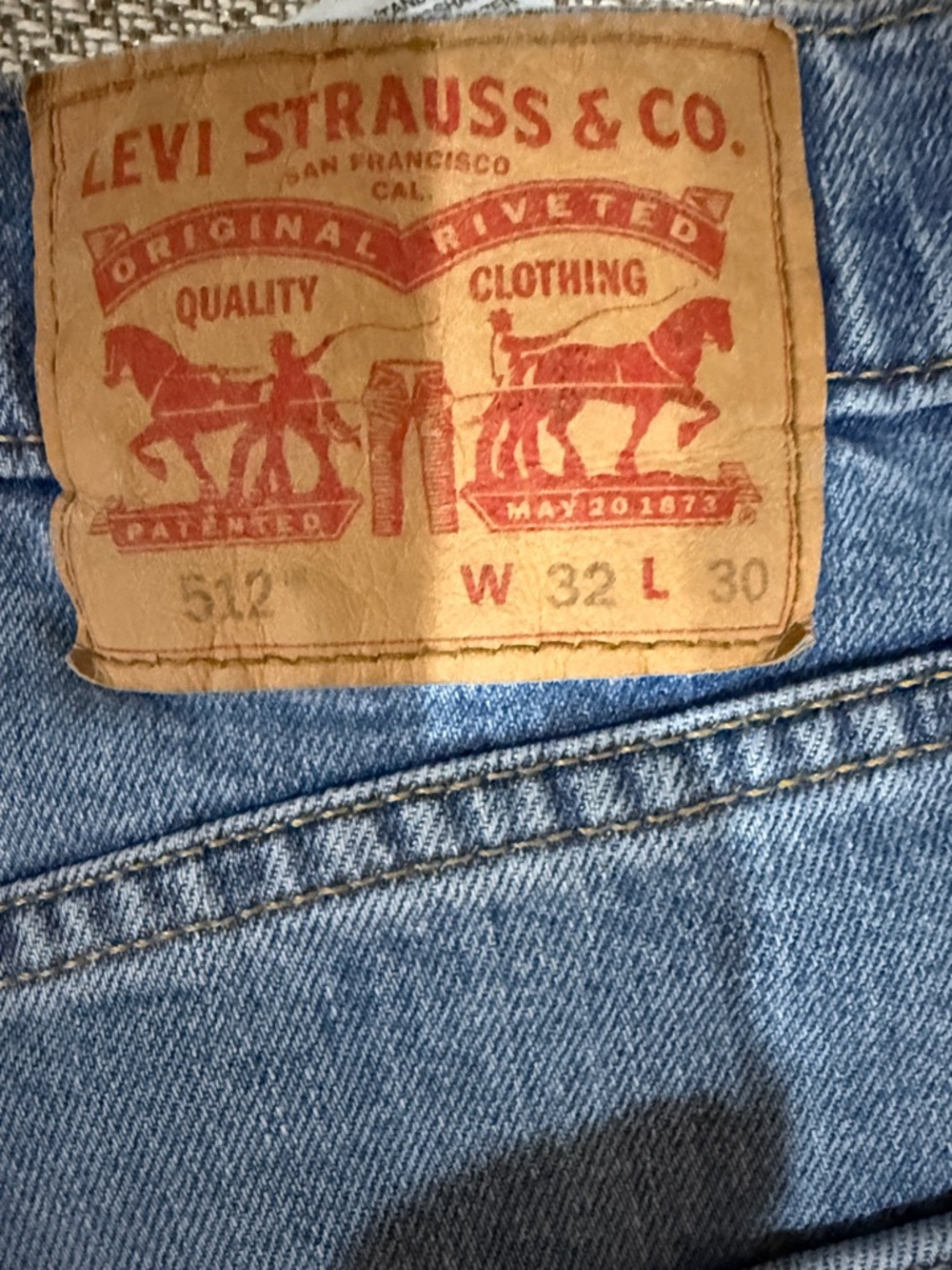 Levi's Men's Light Blue Slim Jeans